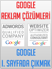 Google Reklam Çözümleri - Google 1. Sayfada Çıkmak